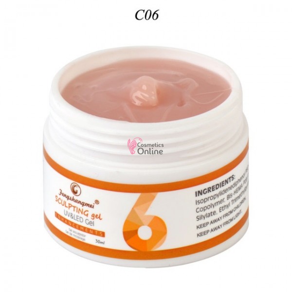 Gel UV / LED FSM Sclupting Gel de constructie, 15ml - 06 Nude